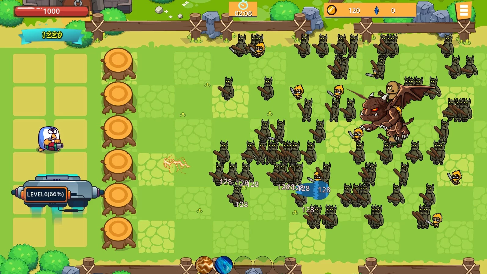 Изображение игры: Chicken Defense War - Tower Defense