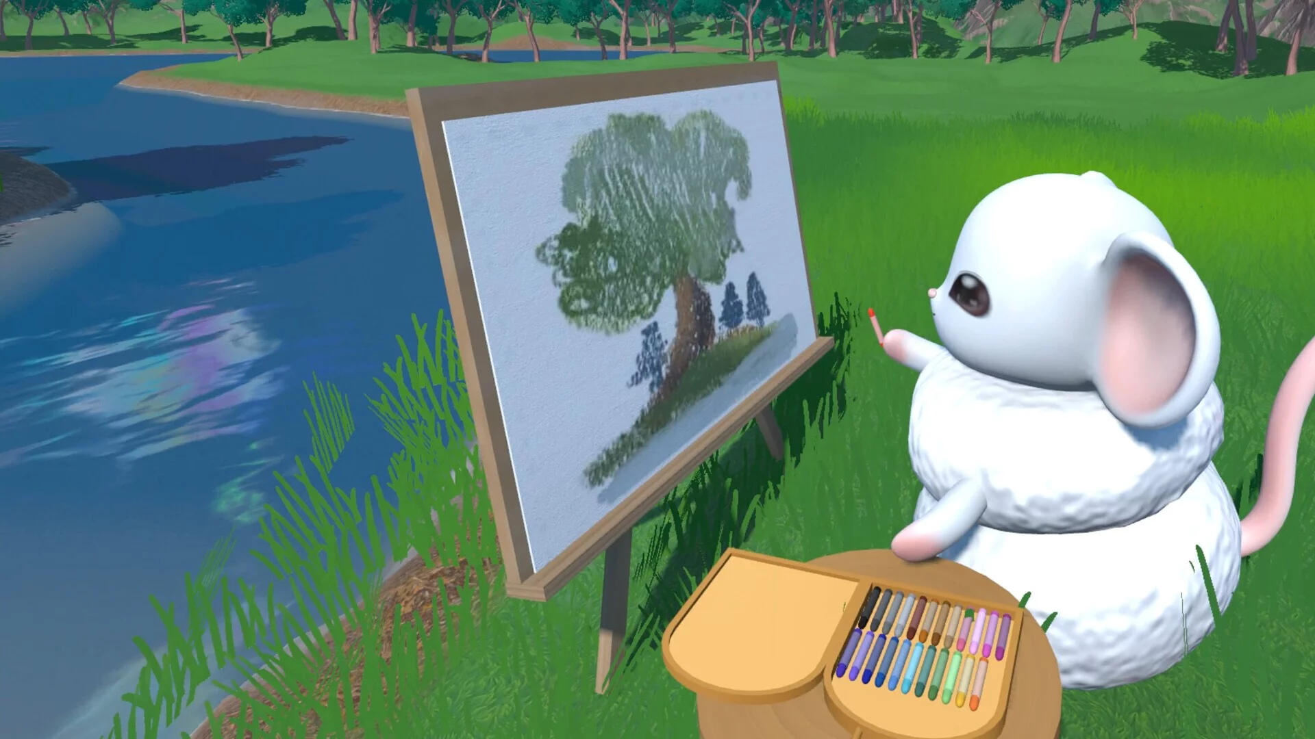 Изображение игры: Night Painting of Atti