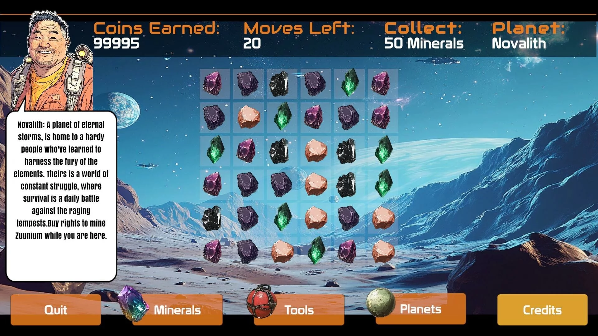 Изображение игры: SpAIceRocks