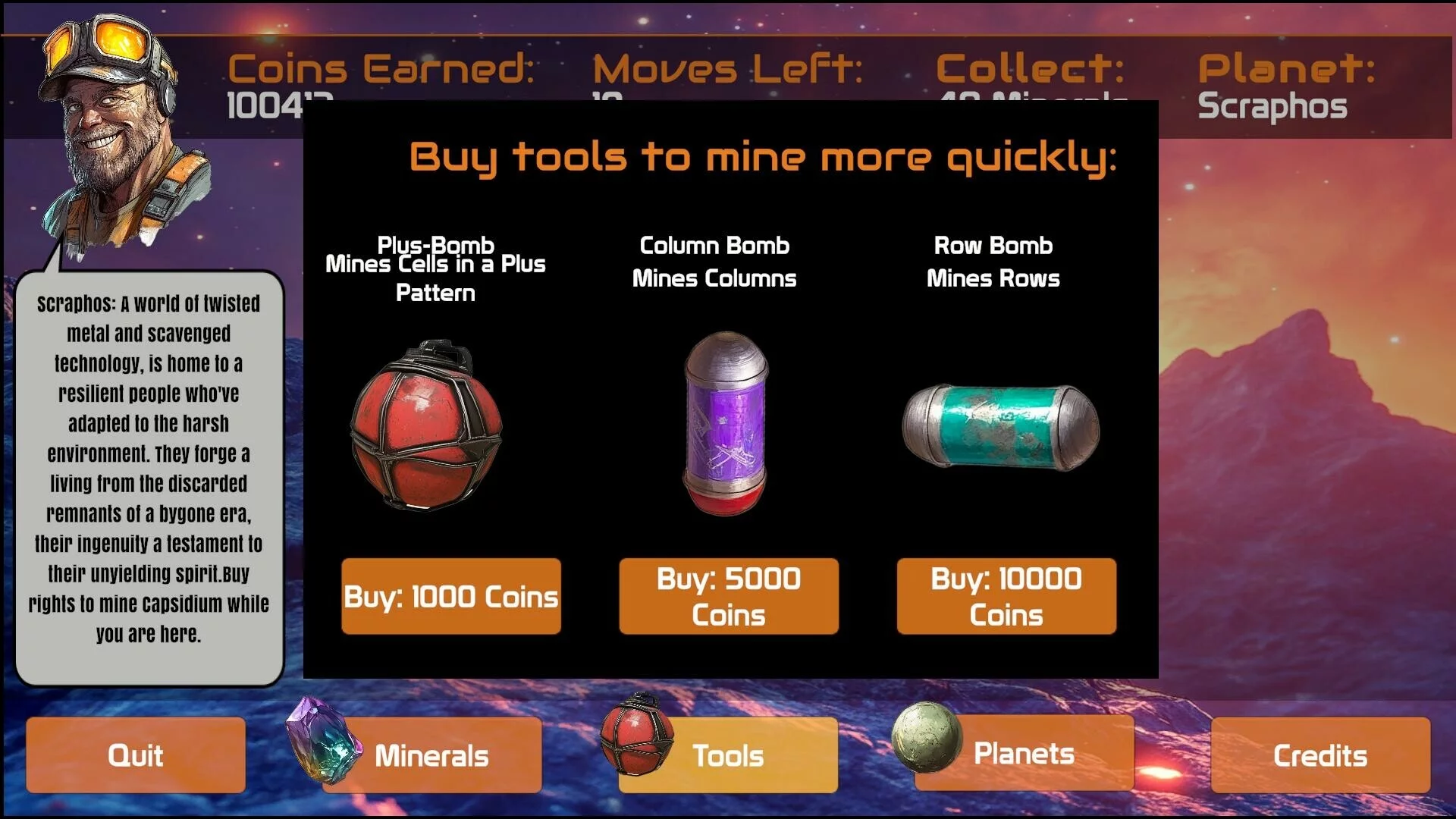 Изображение игры: SpAIceRocks