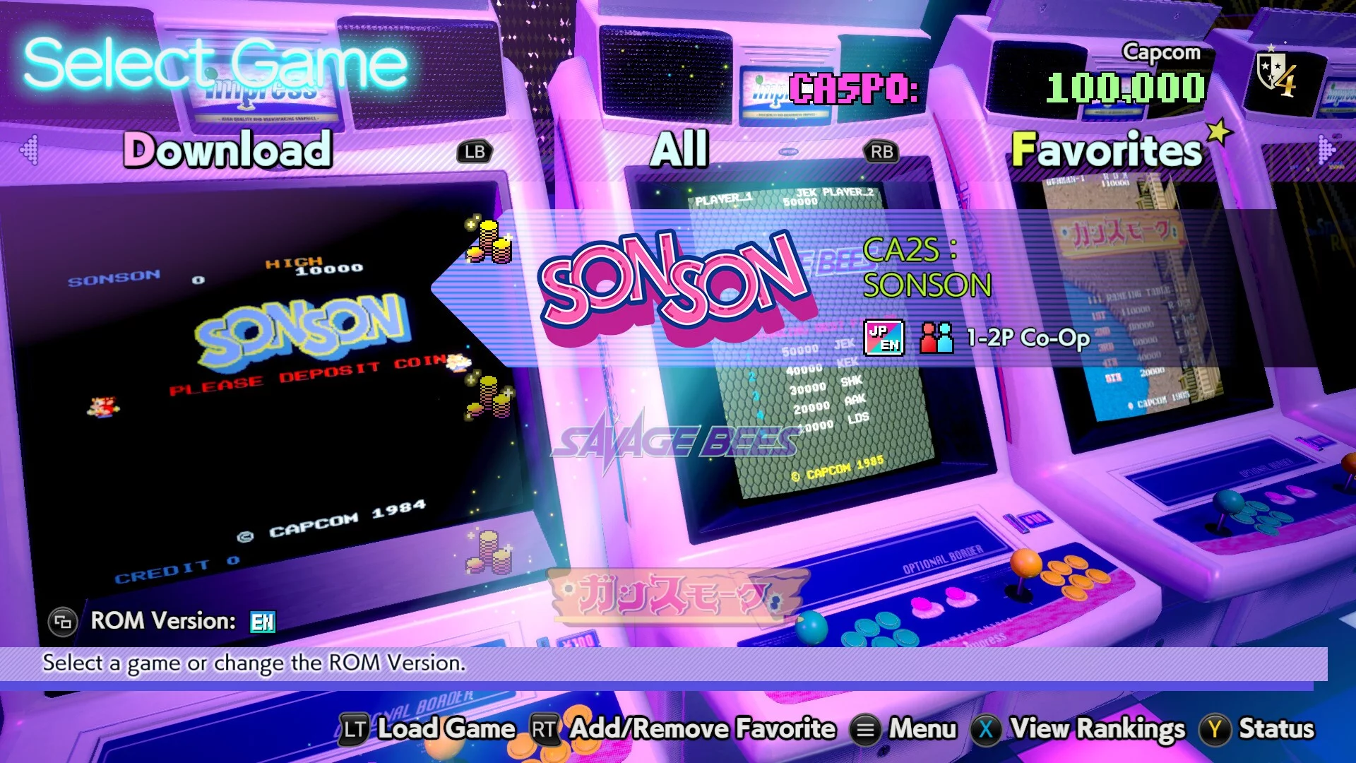 Изображение игры: Capcom Arcade 2nd Stadium