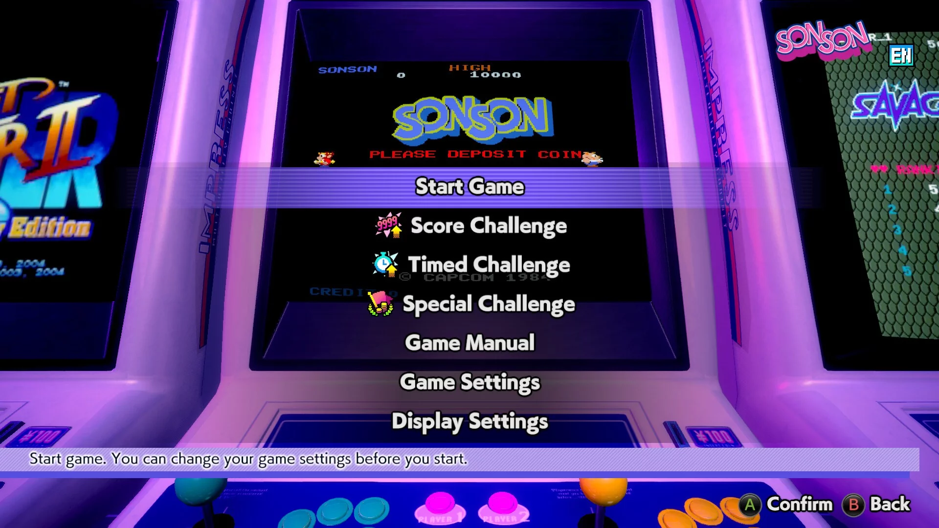 Изображение игры: Capcom Arcade 2nd Stadium