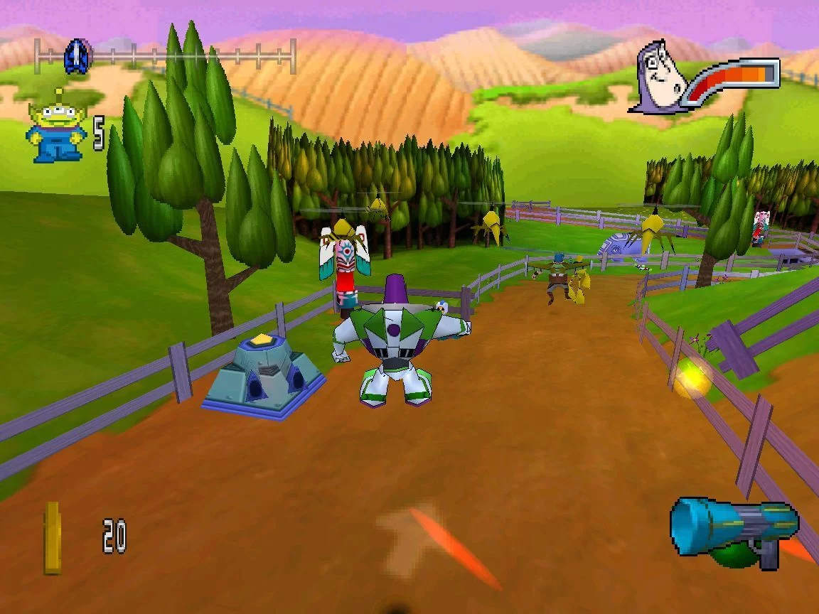 Изображение игры: Buzz Lightyear of Star Command