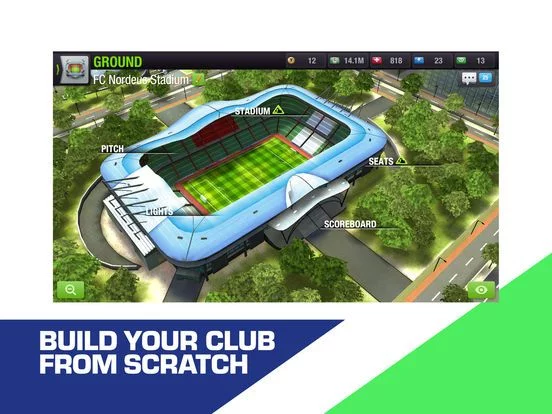 Изображение игры: Top Eleven Be a soccer manager