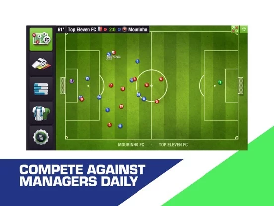 Изображение игры: Top Eleven Be a soccer manager