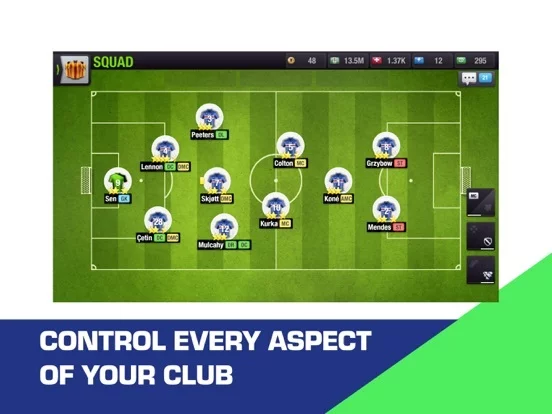 Изображение игры: Top Eleven Be a soccer manager