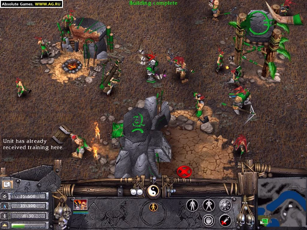 Изображение игры: Battle Realms: Winter of the Wolf