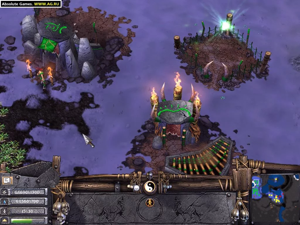 Изображение игры: Battle Realms: Winter of the Wolf