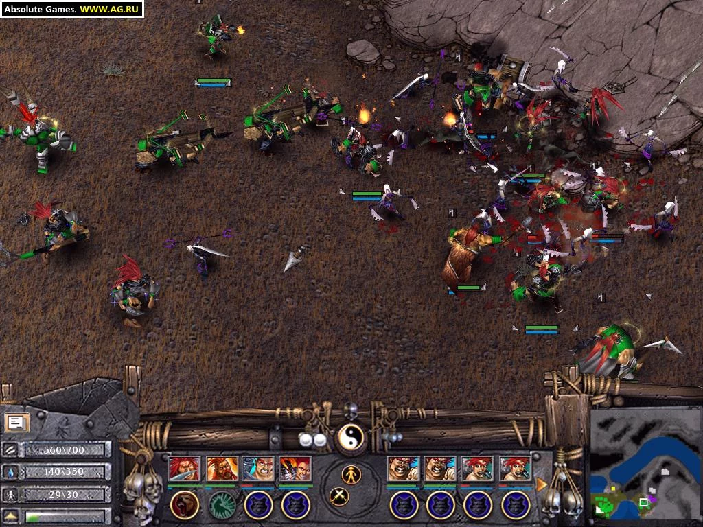 Изображение игры: Battle Realms: Winter of the Wolf