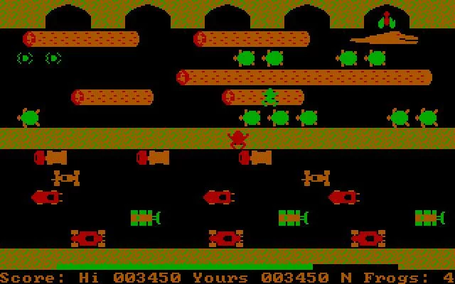 Изображение игры: Frogger (1983)