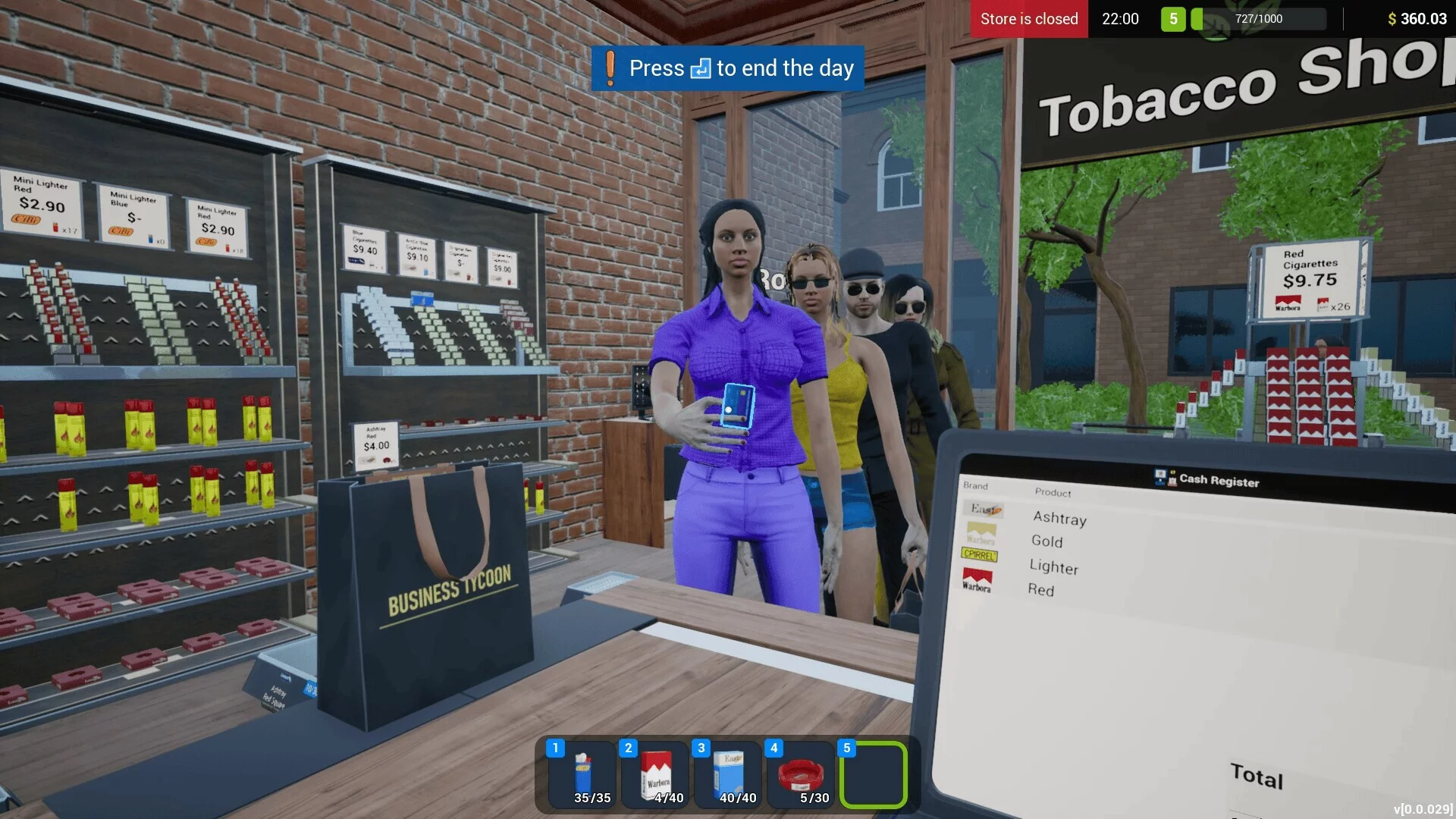 Изображение игры: Tobacco Shop Simulator: Prologue