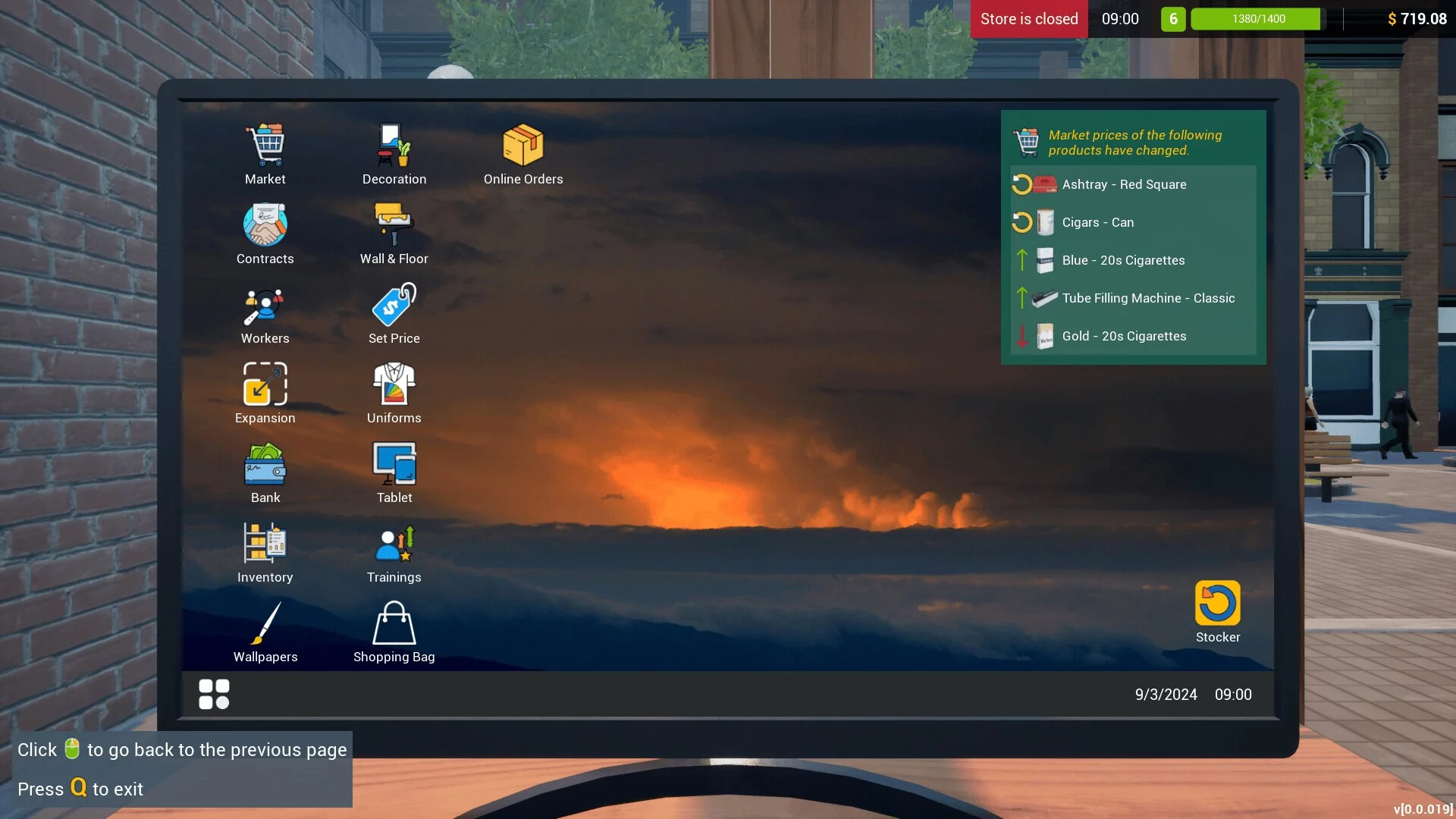 Изображение игры: Tobacco Shop Simulator: Prologue