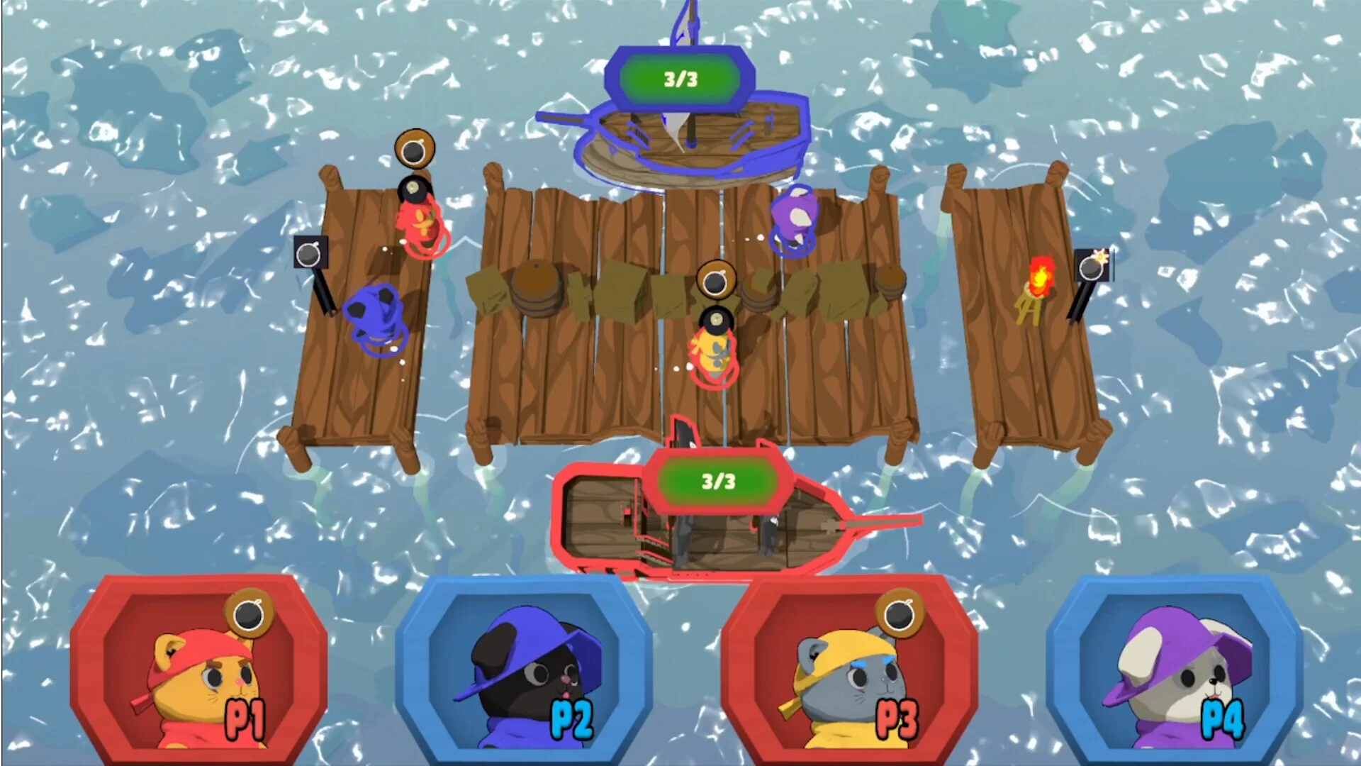 Изображение игры: Paw Pirates