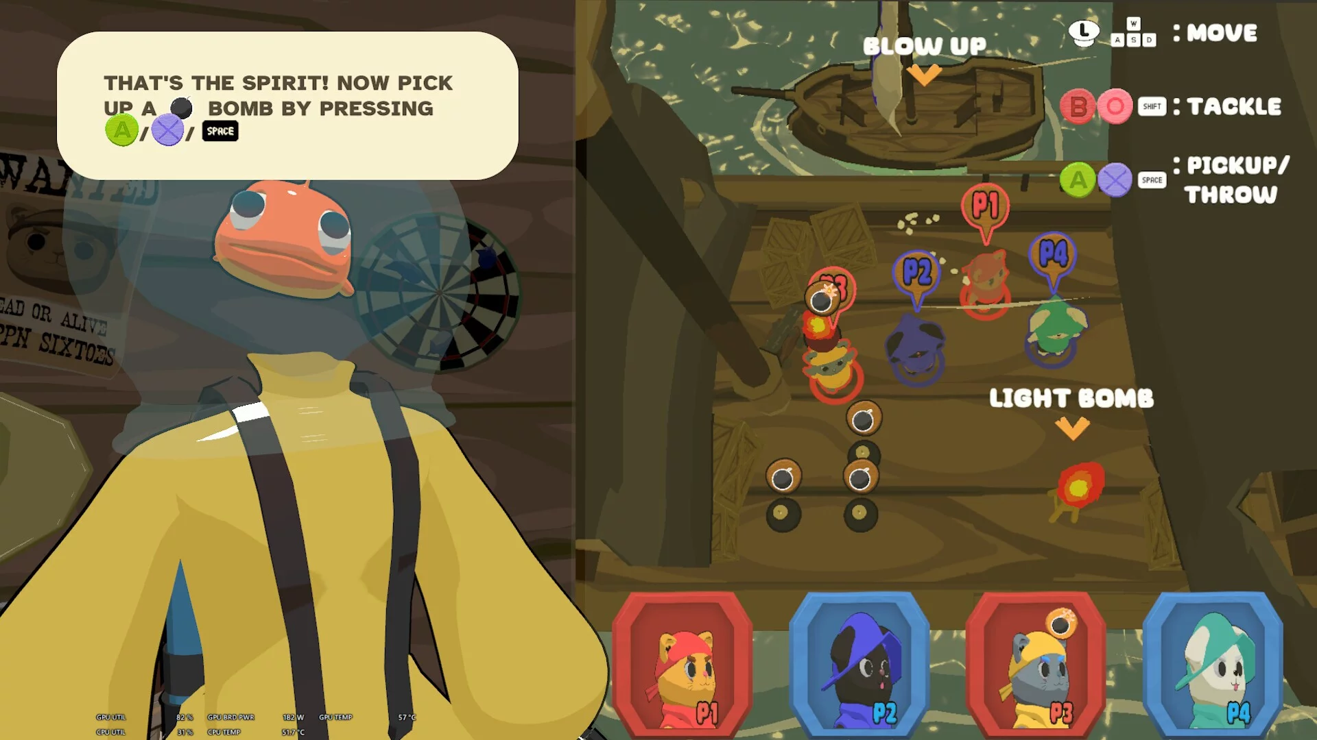 Изображение игры: Paw Pirates