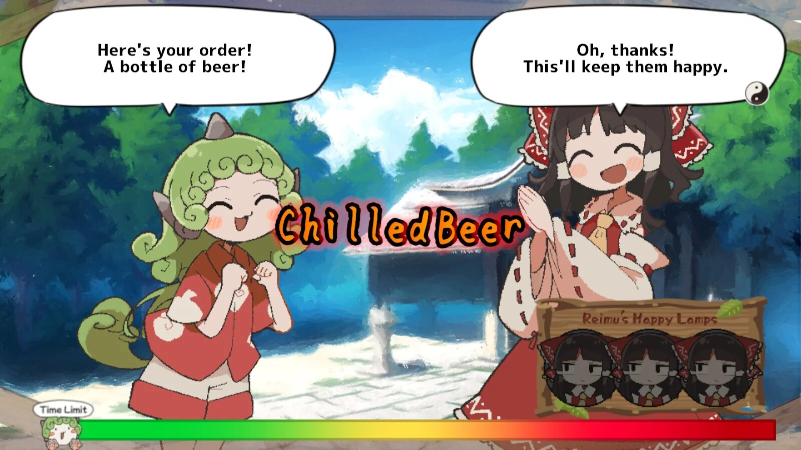 Изображение игры: Reimu Needs Help!? Aunn-chan to the Rescue!