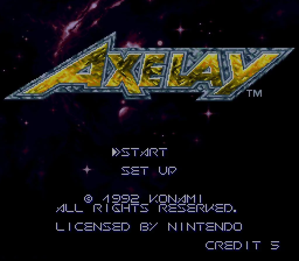 Изображение игры: Axelay (1992)
