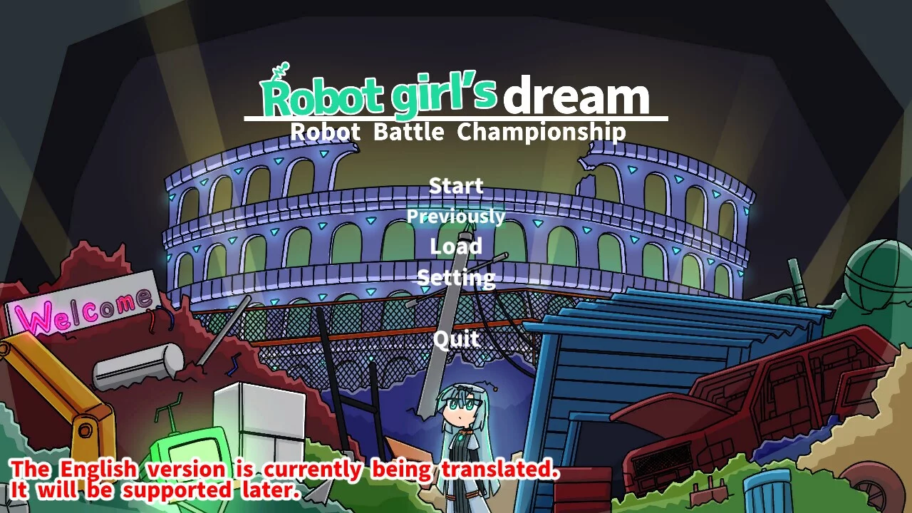 Изображение игры: Robot girl's dream -RobotBattleChampionship