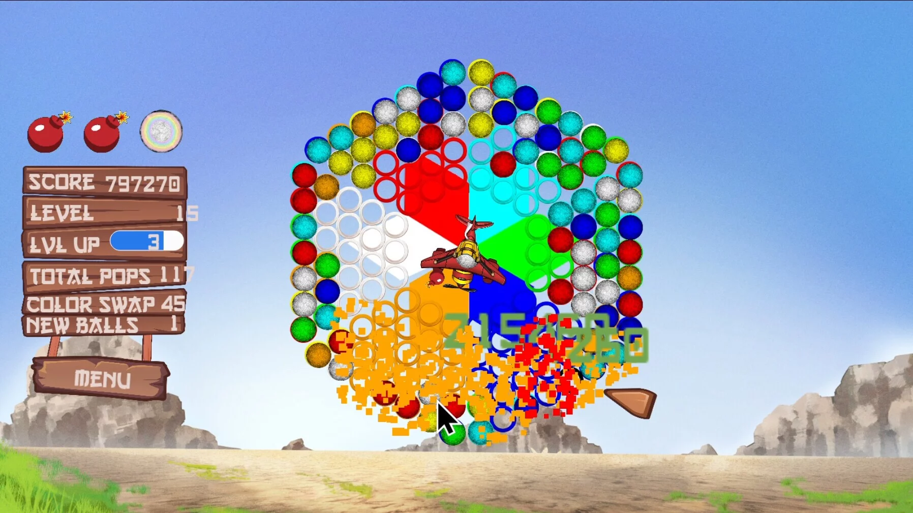 Изображение игры: Orbital Cascade