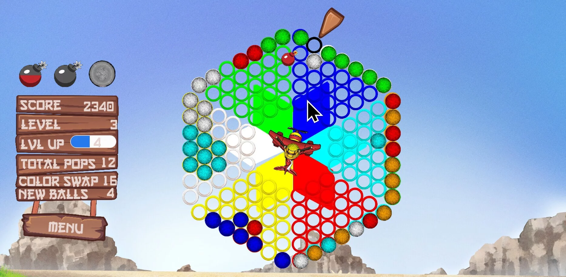 Изображение игры: Orbital Cascade