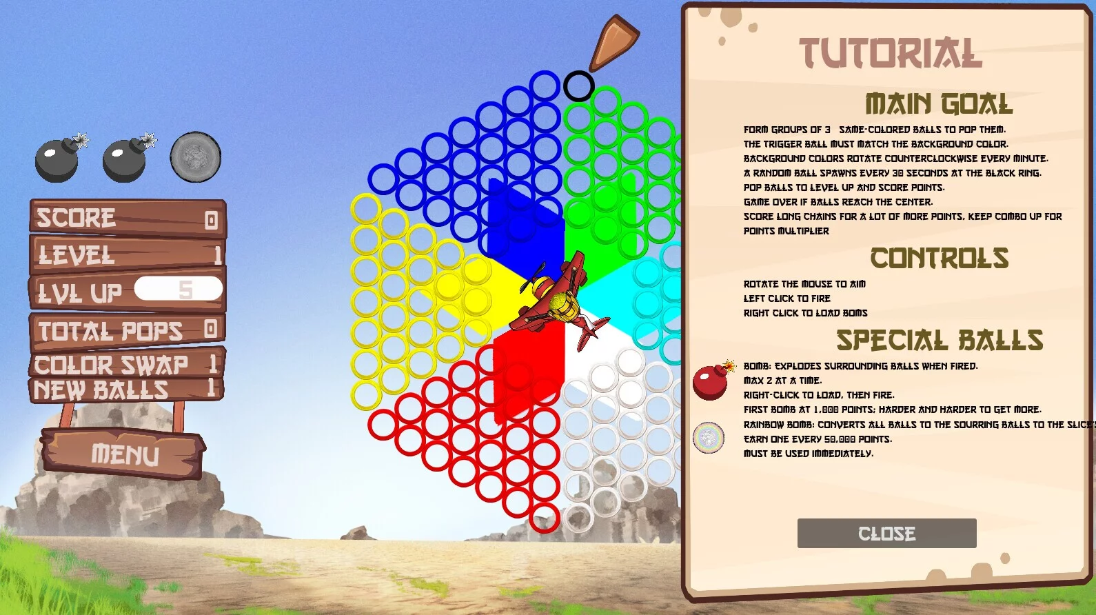 Изображение игры: Orbital Cascade