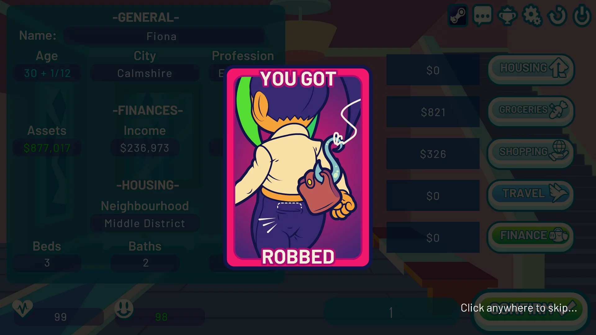 Изображение игры: Personal Finance Simulator