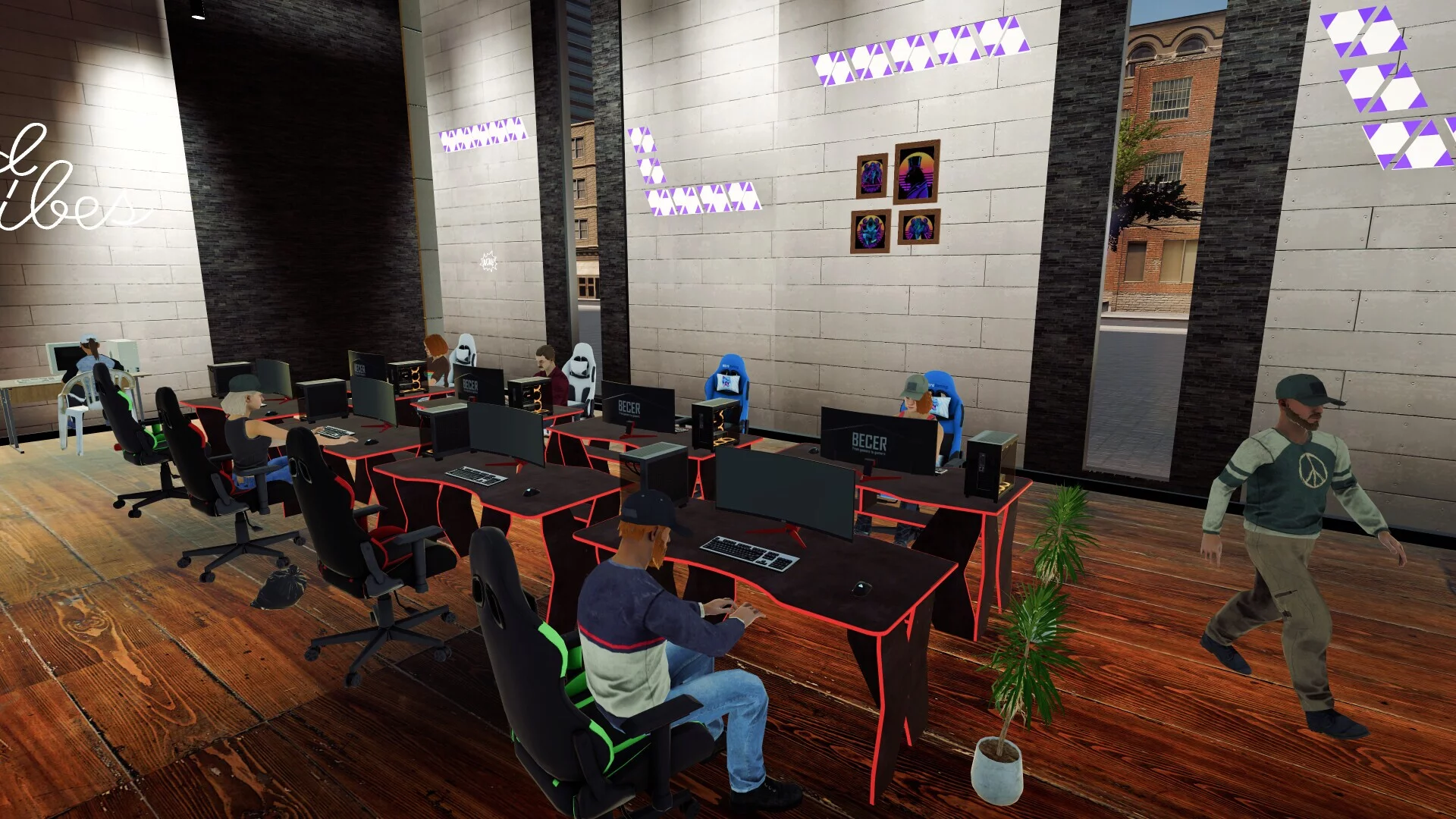 Изображение игры: Internet Cafe Simulator 2025
