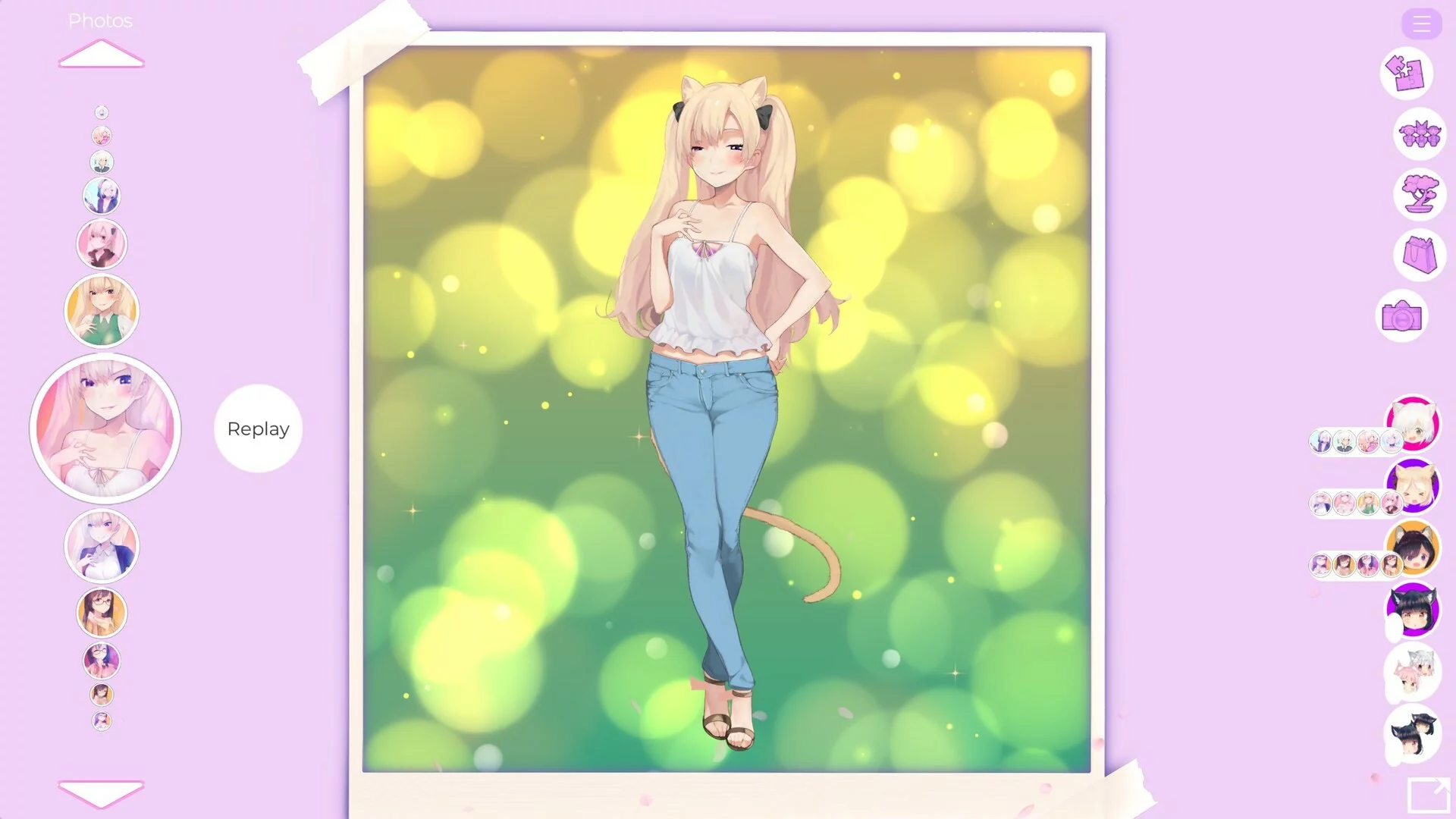 Изображение игры: Mosaique Neko Waifus 3