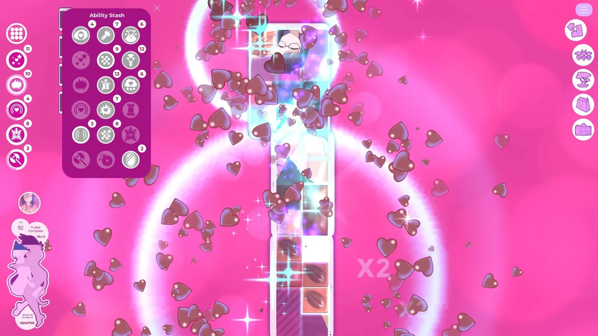 Изображение игры: Mosaique Neko Waifus 3