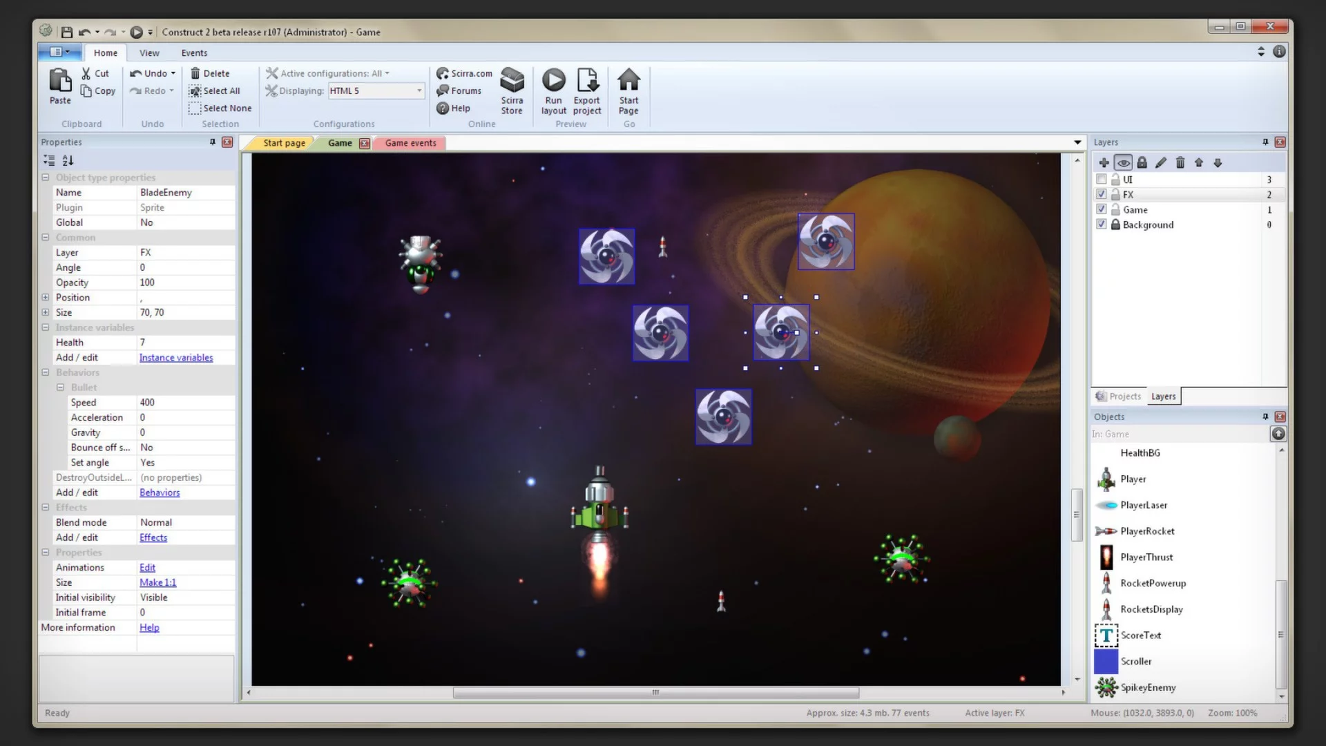 Изображение игры: Construct 2