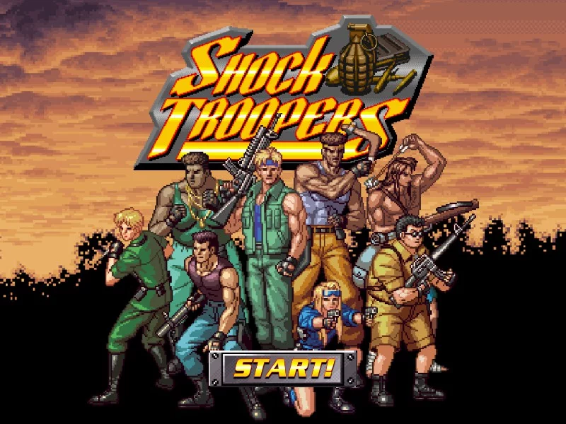 Изображение игры: SHOCK TROOPERS
