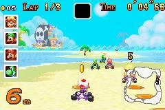 Изображение игры: Mario Kart: Super Circuit (2001)