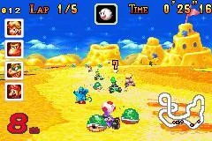 Изображение игры: Mario Kart: Super Circuit (2001)