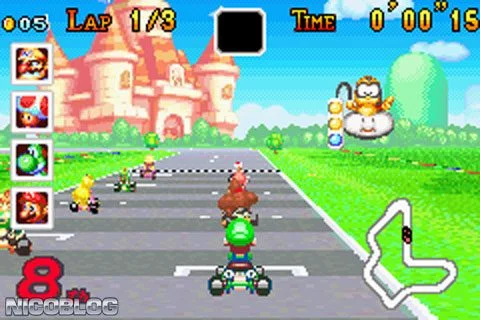 Изображение игры: Mario Kart: Super Circuit (2001)