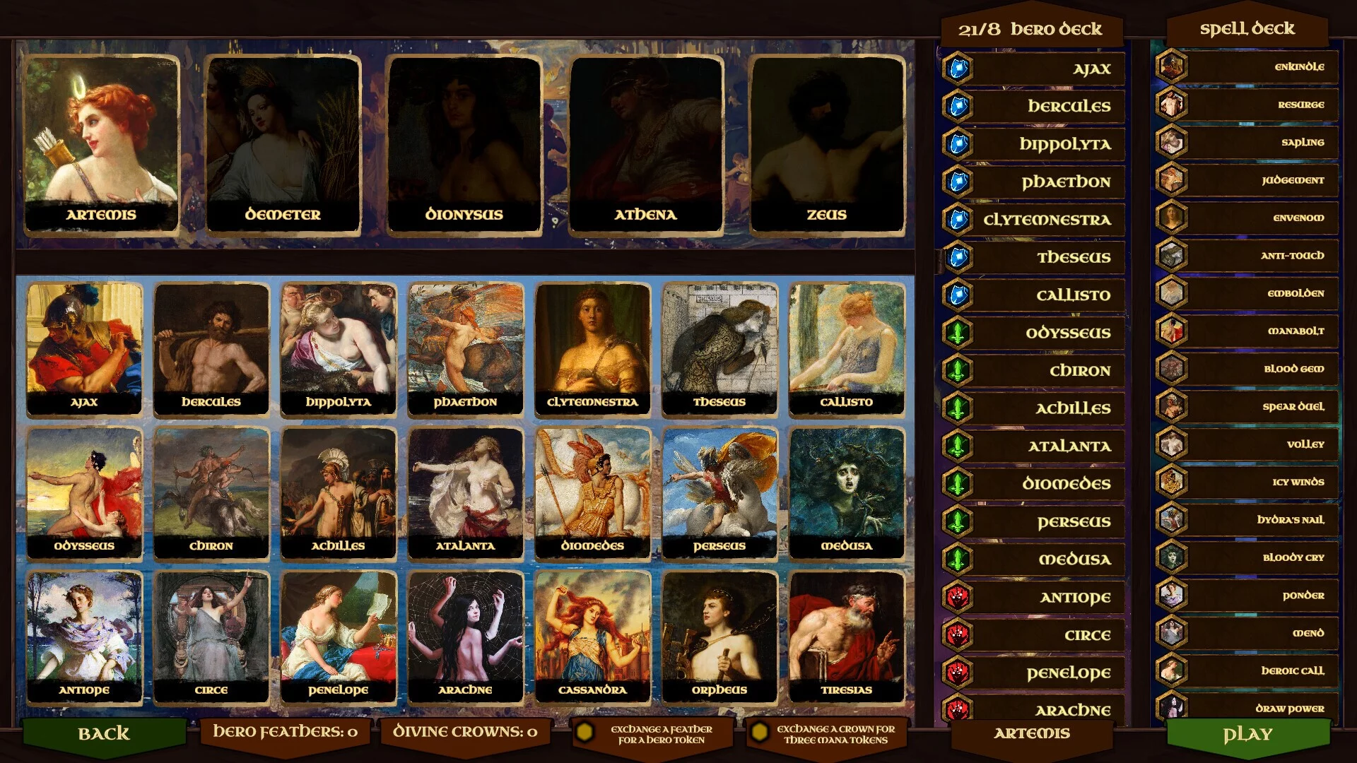 Изображение игры: Cards of Divinity