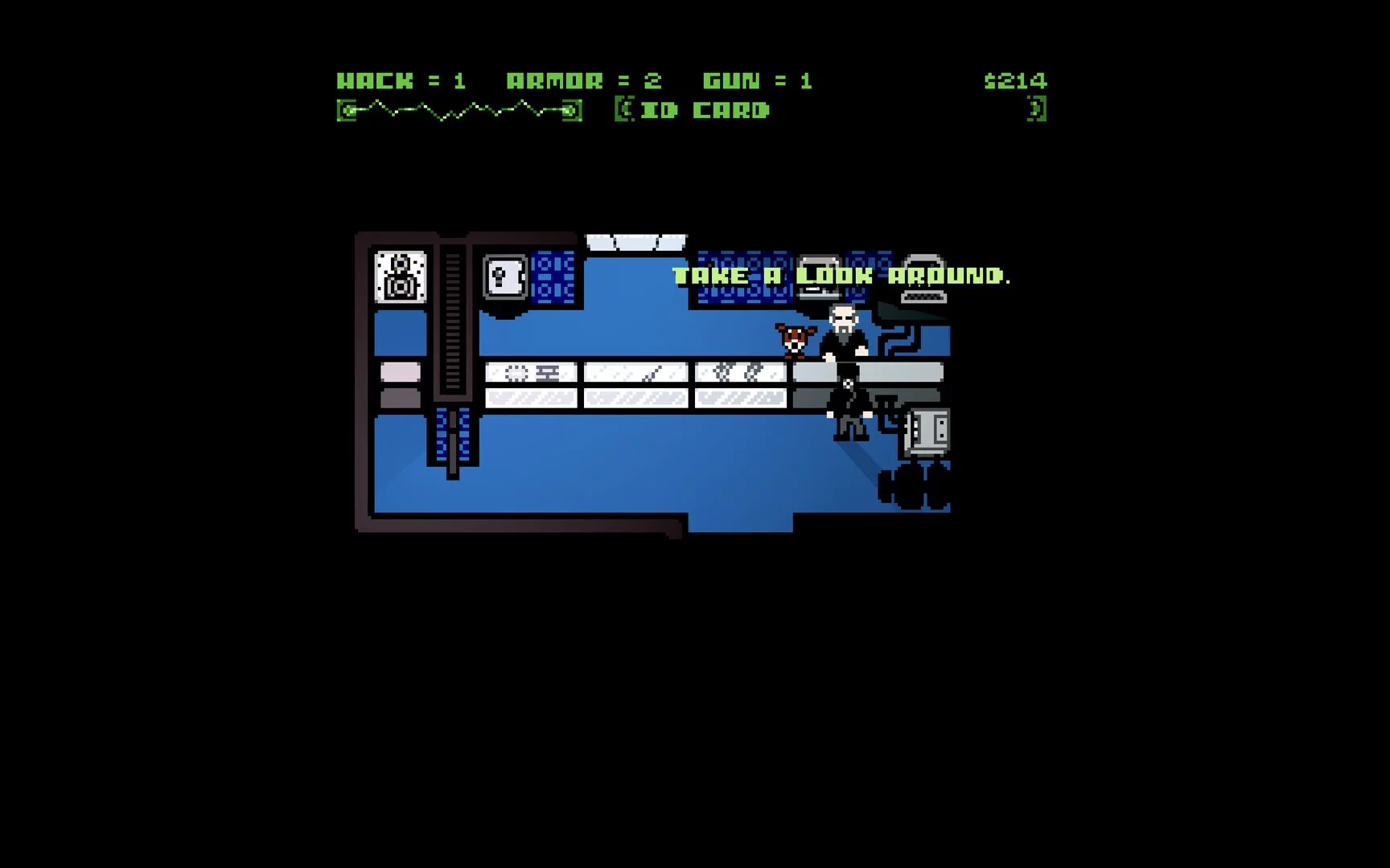Изображение игры: Courier: A Cyberpunk Adventure
