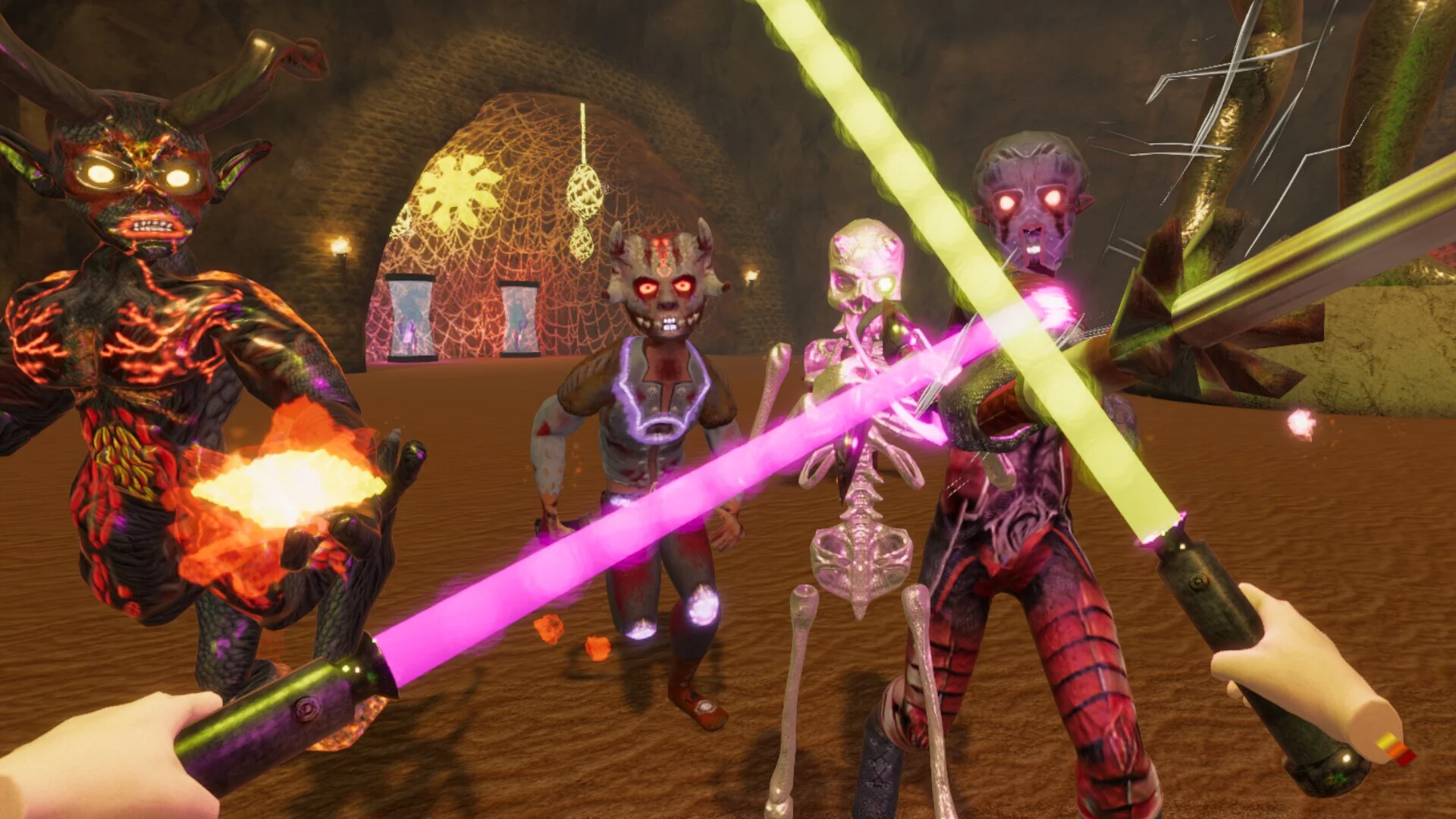 Изображение игры: Hellfire Rampage VR