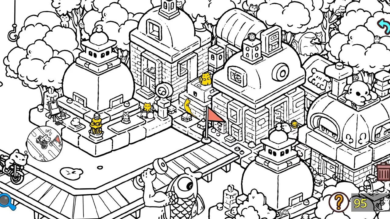 Изображение игры: Find Cats 3 旅行猫咪