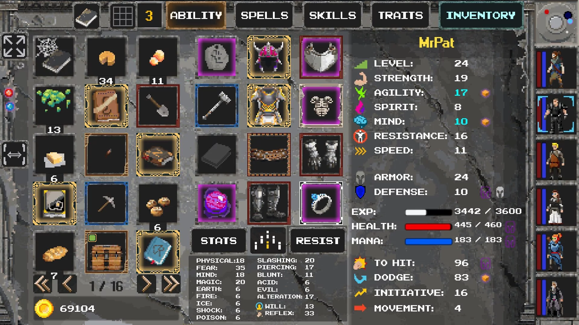 Изображение игры: Caves of Lore