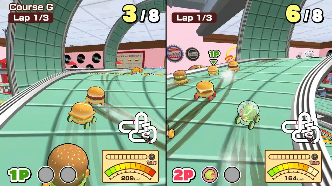 Изображение игры: BURGER RACE