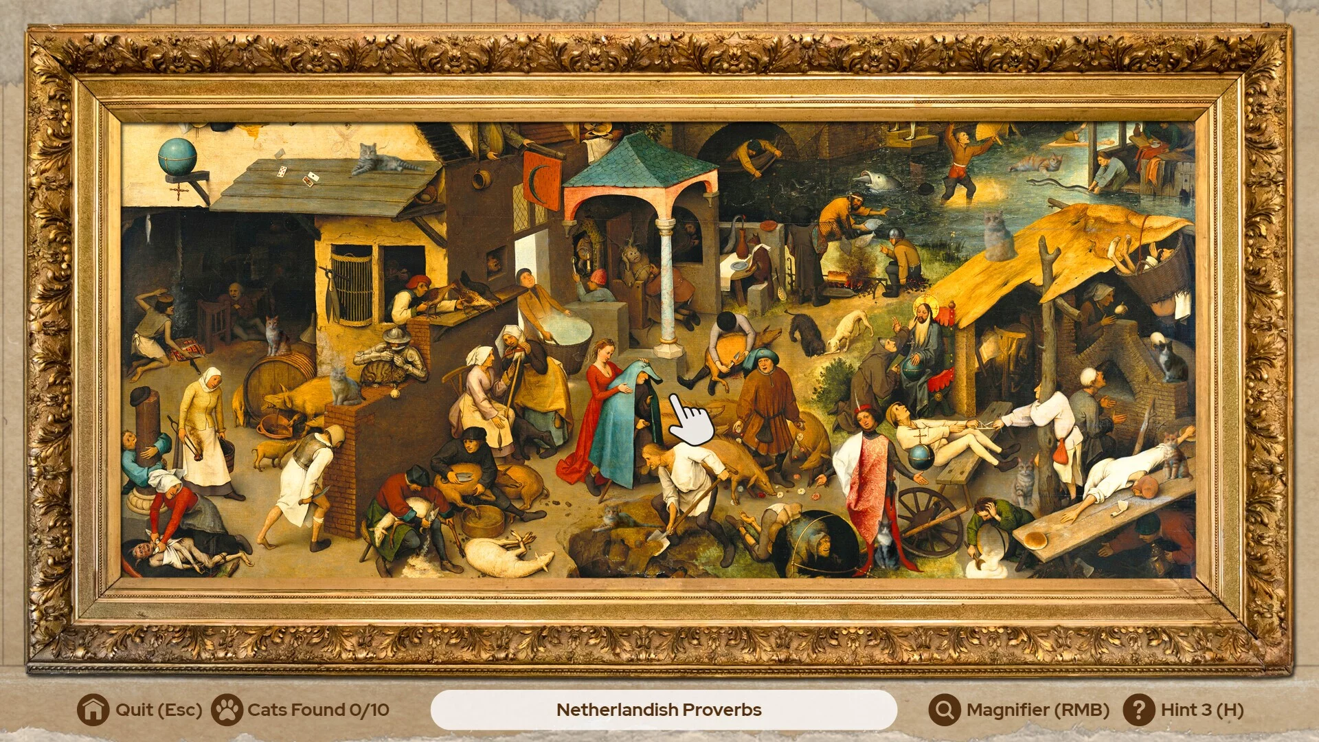 Изображение игры: Cats of Mona Lisa - A hidden object game