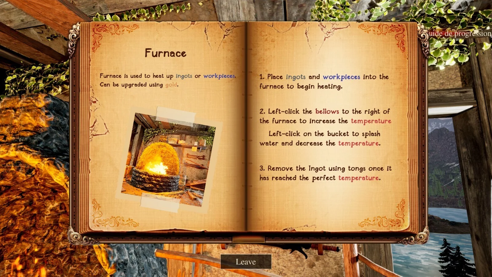 Изображение игры: Blacksmith Simulator Prologue