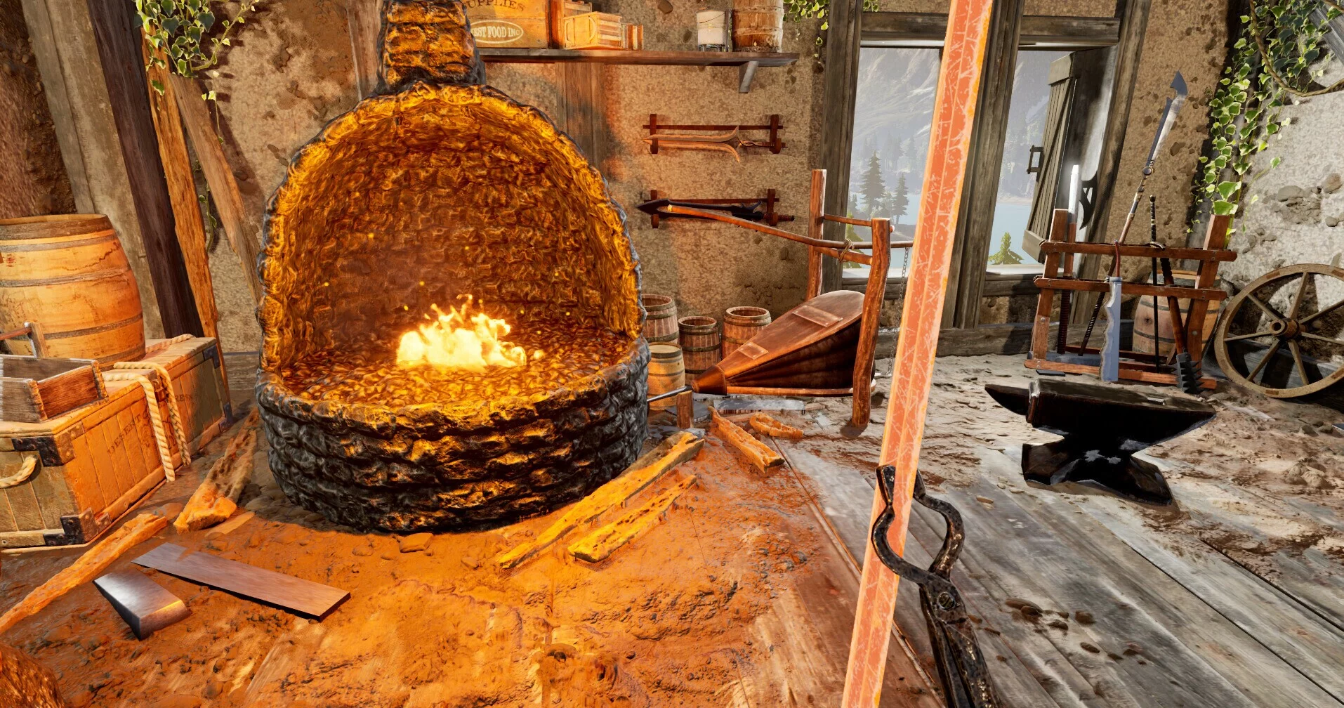 Изображение игры: Blacksmith Simulator Prologue