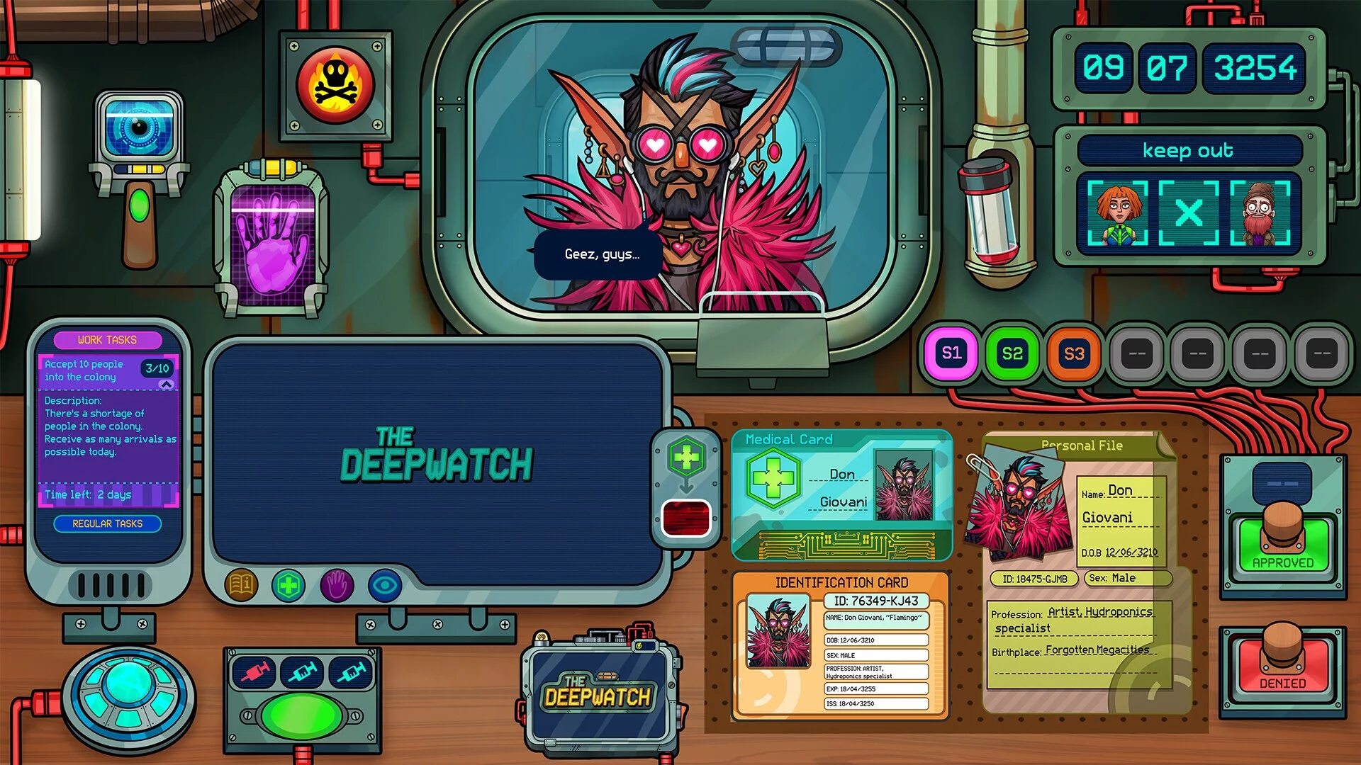 Изображение игры: THE DEEPWATCH