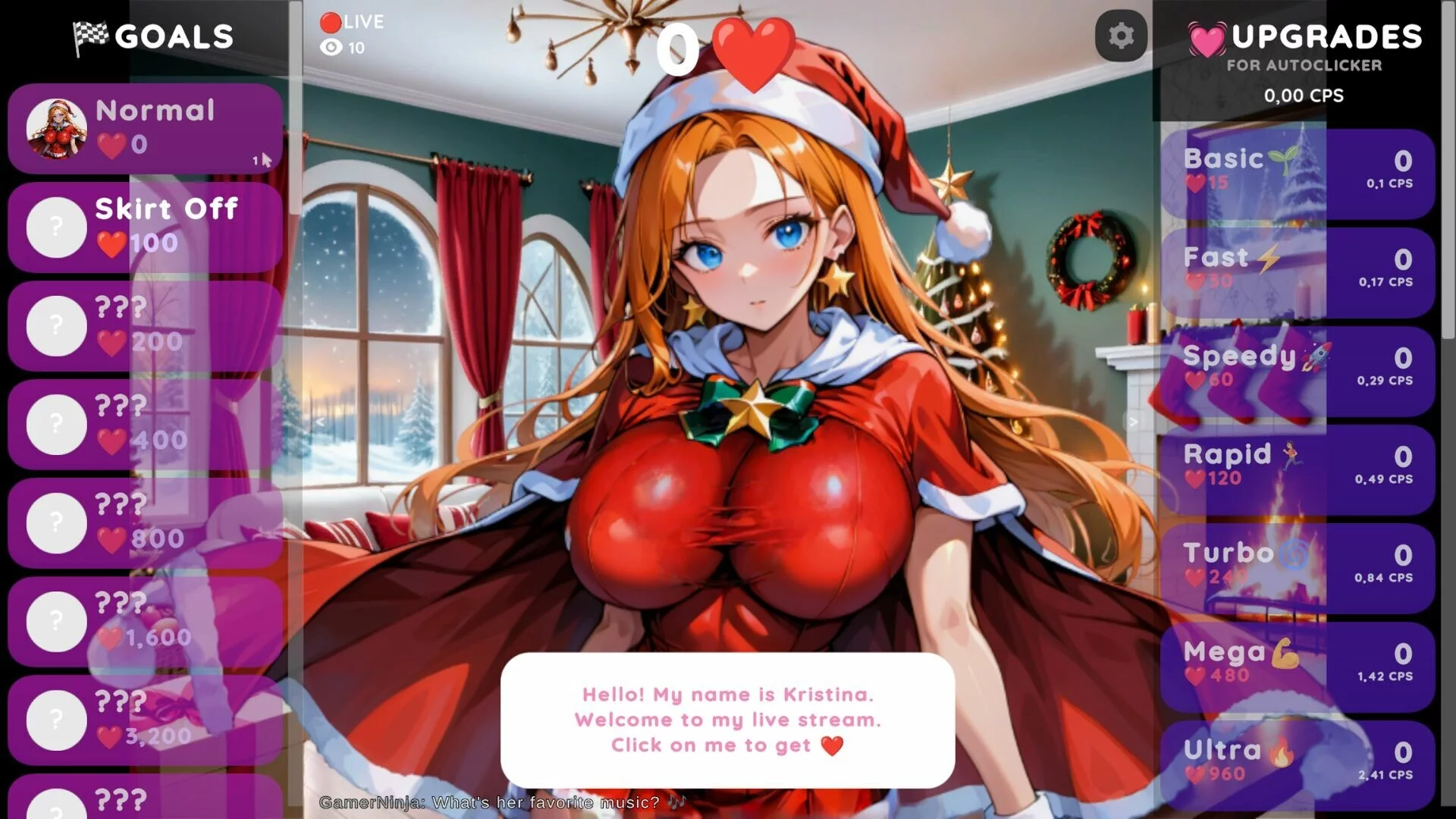 Изображение игры: Hentai Clicker: Kristina is streaming