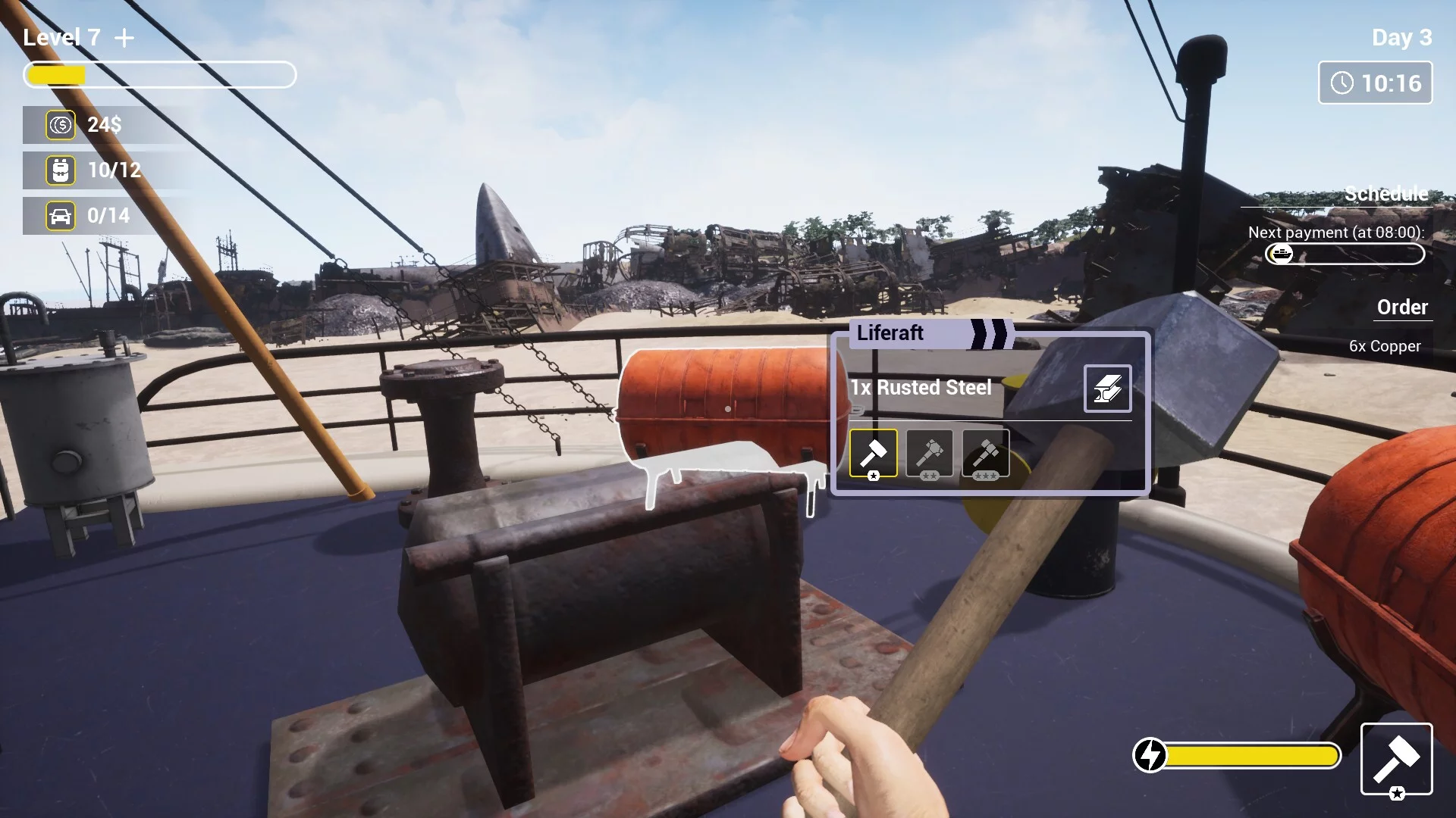 Изображение игры: Ship Graveyard Simulator: Prologue
