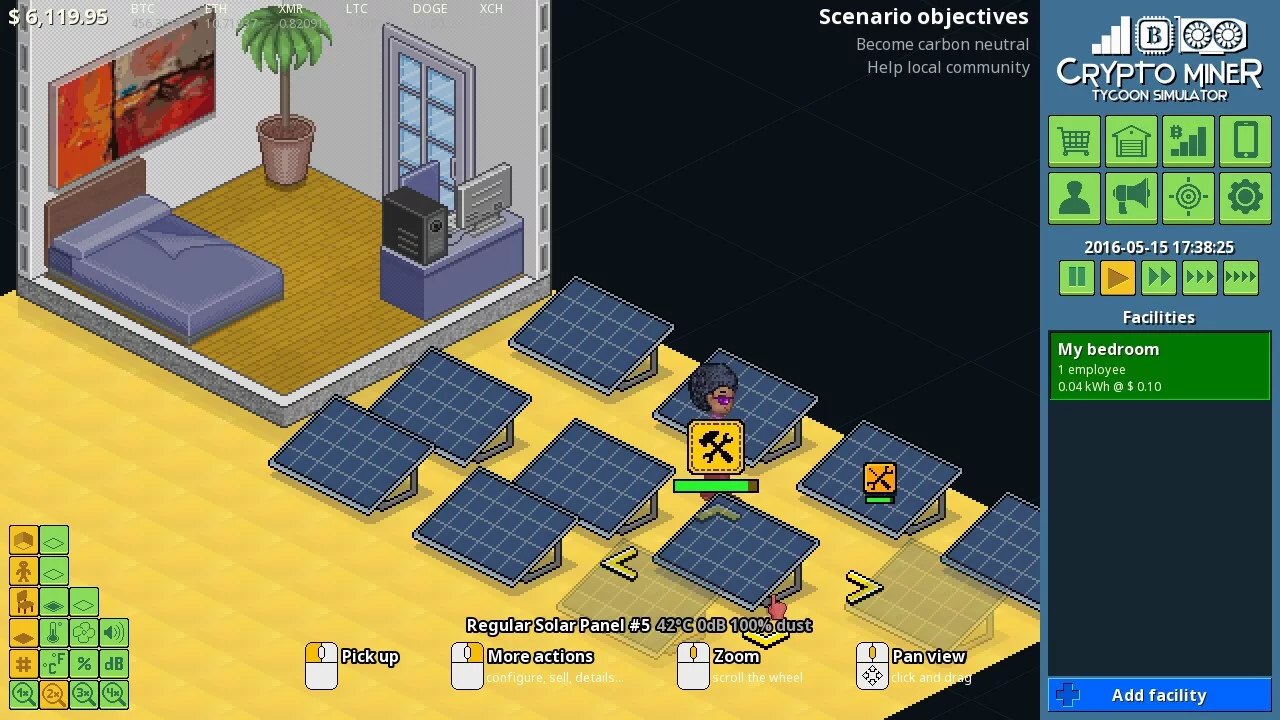 Изображение игры: Crypto Miner Tycoon Simulator
