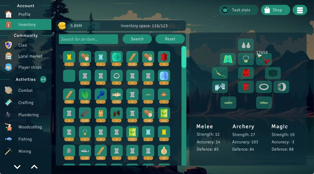 Изображение игры: Idle Clans