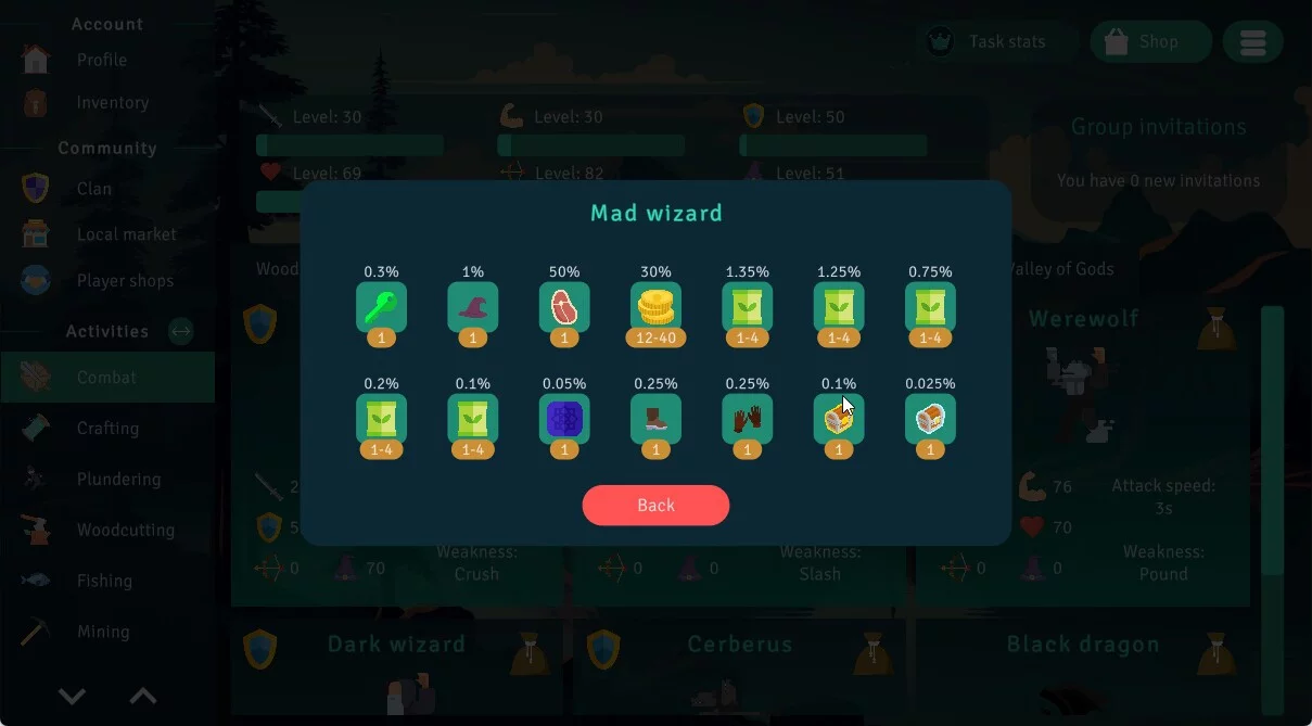 Изображение игры: Idle Clans