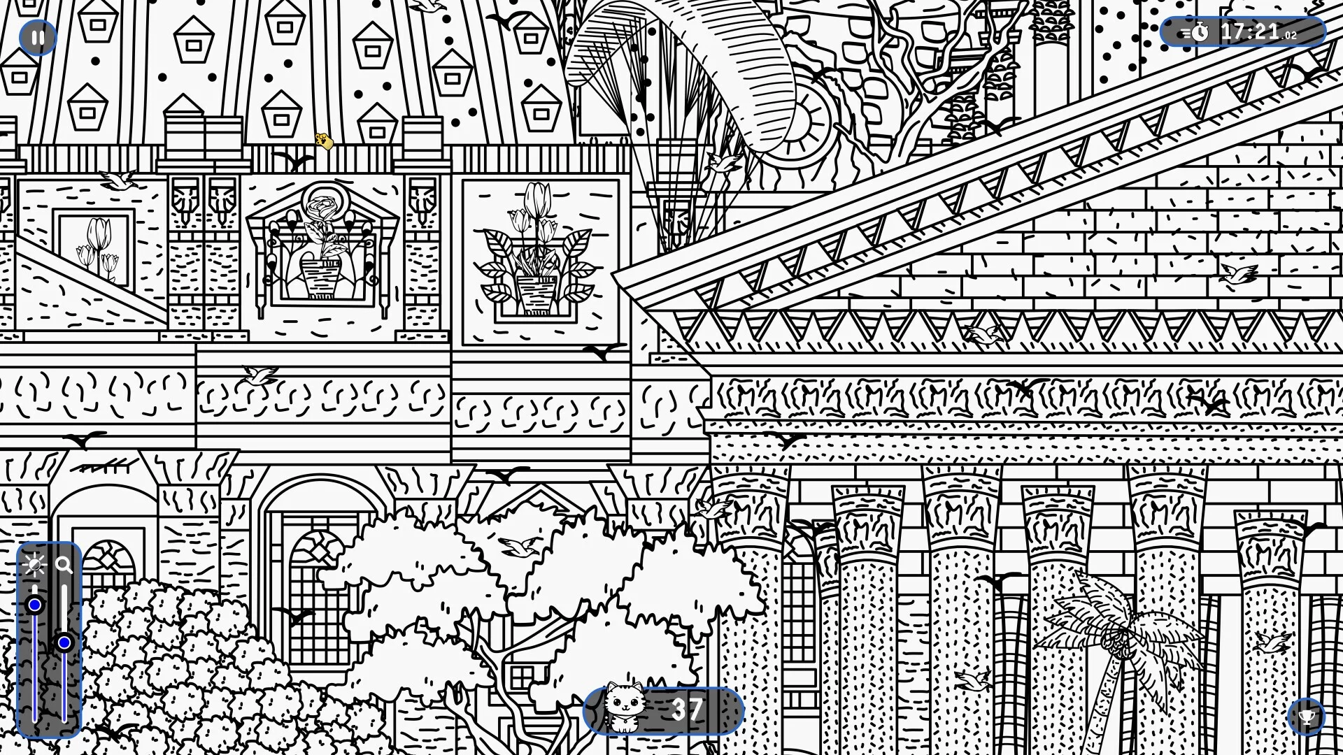 Изображение игры: 101 Cats Hidden in Rome