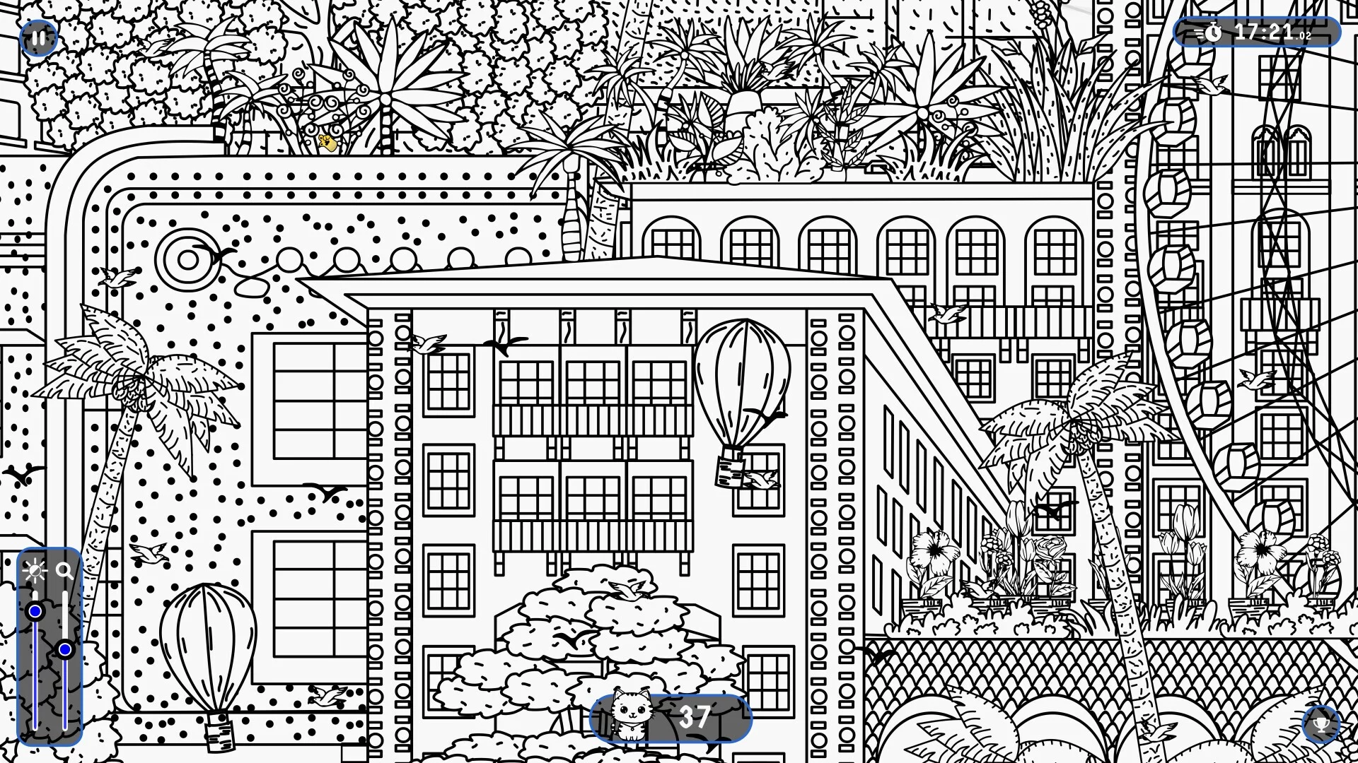 Изображение игры: 101 Cats Hidden in Miami